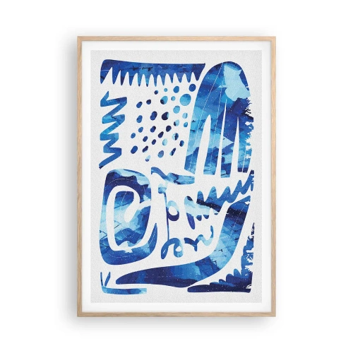 Affiche dans un chêne clair - Poster - Retour aux racines - 70x100 cm