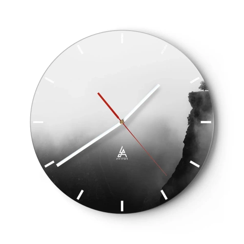 Horloge murale - Pendule murale - Au bord du monde - 40x40 cm