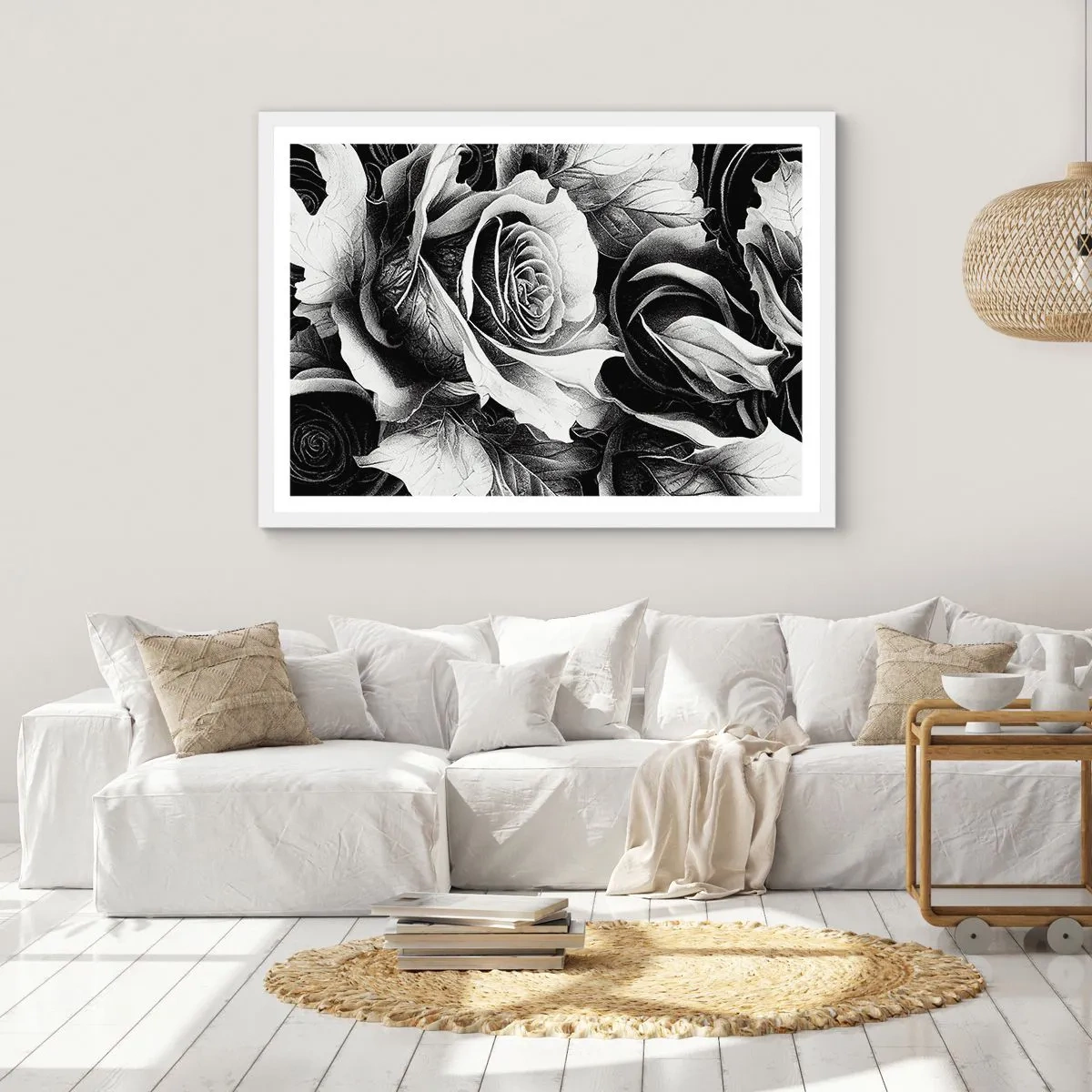 Affiche dans un cadre blanc - Poster - Toujours une reine - 70x50 cm