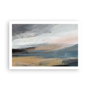 Affiche - Poster - Abstraction : paysage nordique - 91x61 cm