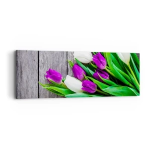 Impression sur toile - Image sur toile - Le jour des vacances de printemps - 90x30 cm