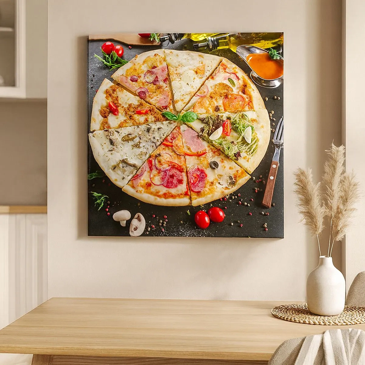 Impression sur toile - Image sur toile - Une gamme de saveurs - 30x30 cm