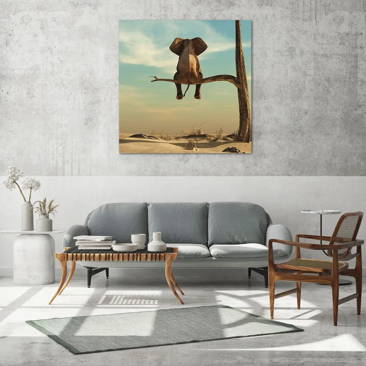 Impression sur verre - Image sur verre - Nouveau point de vue - 60x60 cm