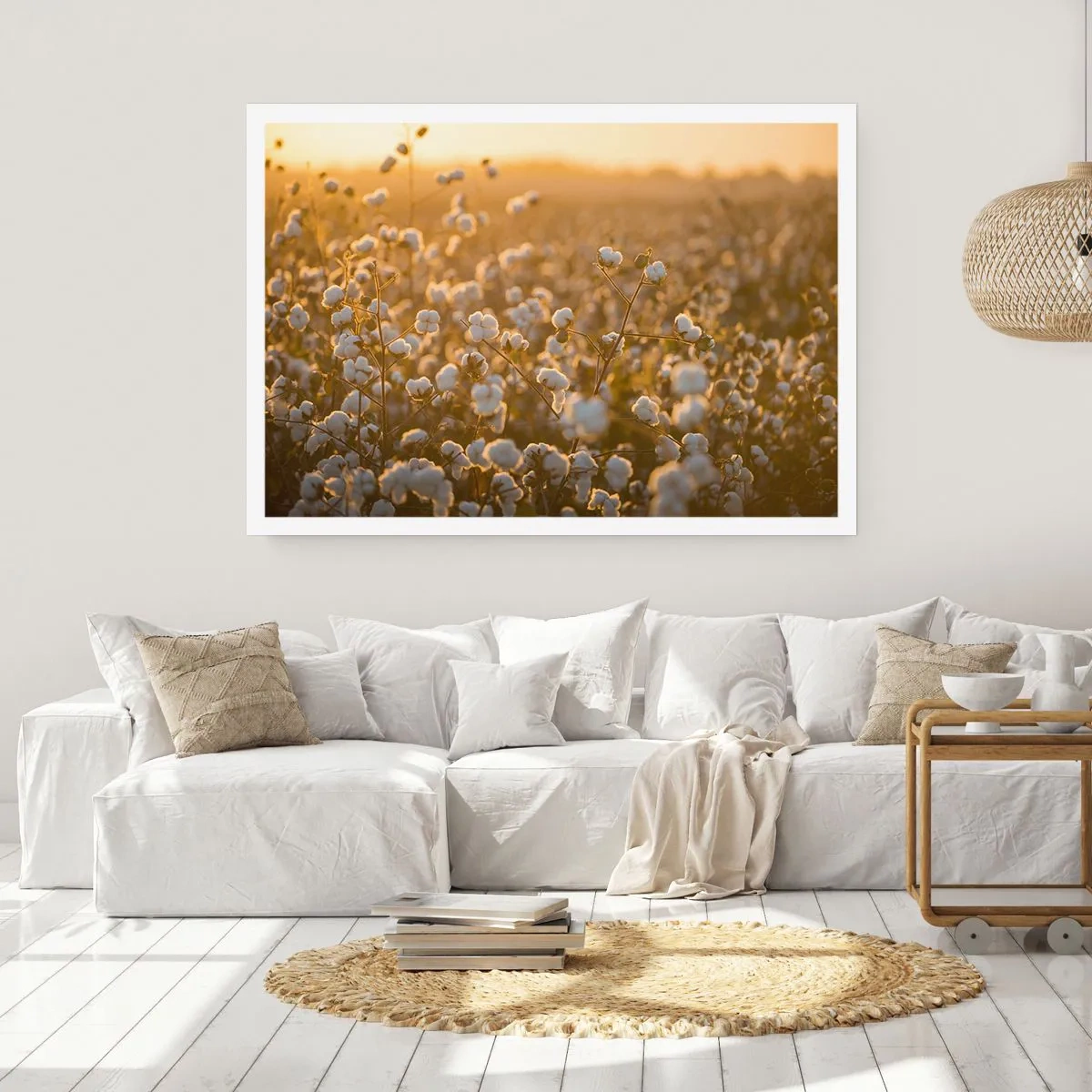 Affiche - Poster - Champ moelleux - 70x50 cm