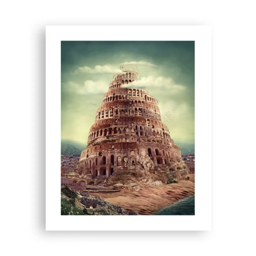 Affiche - Poster - La tour de Babel - 40x50 cm