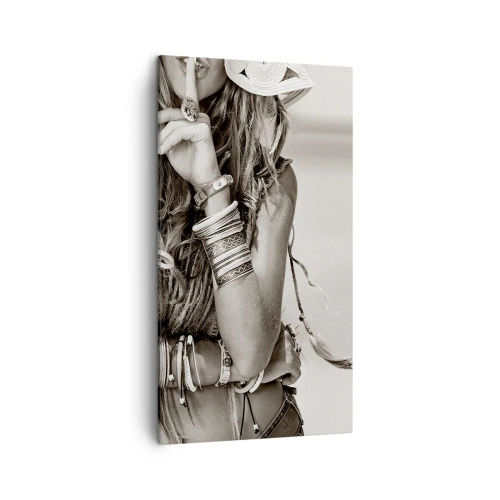 Impression sur toile - Image sur toile - Comment va la fille - 45x80 cm