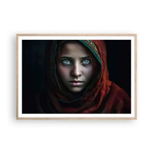 Affiche dans un chêne clair - Poster - Princesse orientale - 100x70 cm