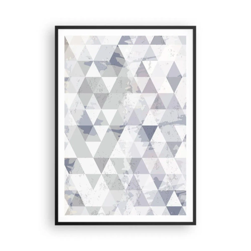 Affiche dans un cadre noir - Poster - En rythme de trois - 70x100 cm