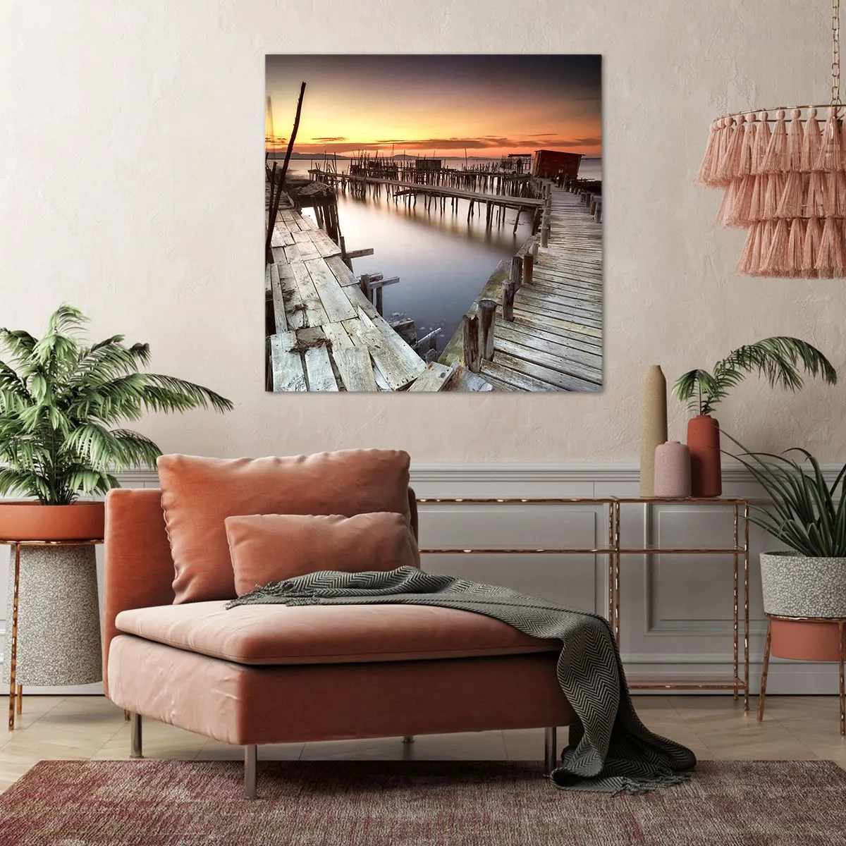 Impression sur toile - Image sur toile - Authentique, pas un attrape touristique - 60x60 cm