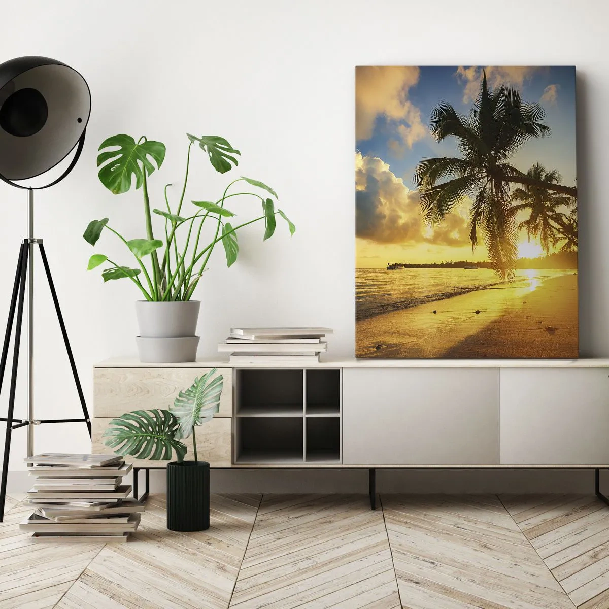 Impression sur toile - Image sur toile - Rêve caribéen - 55x100 cm