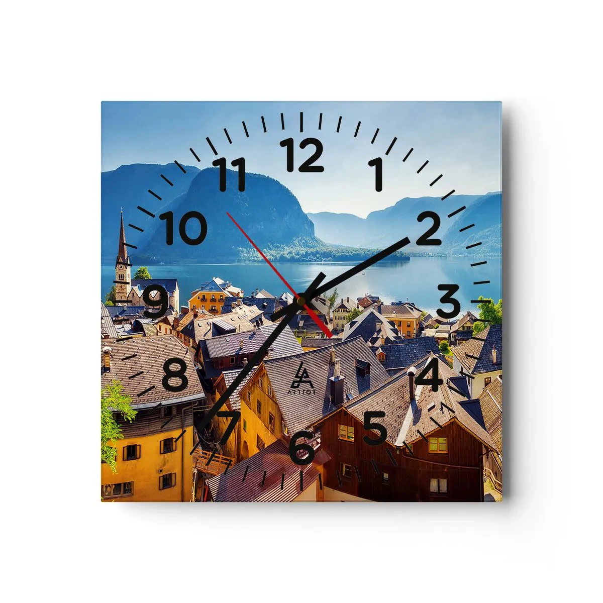 Horloge murale - Pendule murale - ça ne pourrait pas être plus pittoresque - 40x40 cm