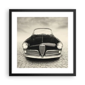 Affiche dans un cadre noir - Poster - Et alors! Tu ne m'aime pas? - 40x40 cm