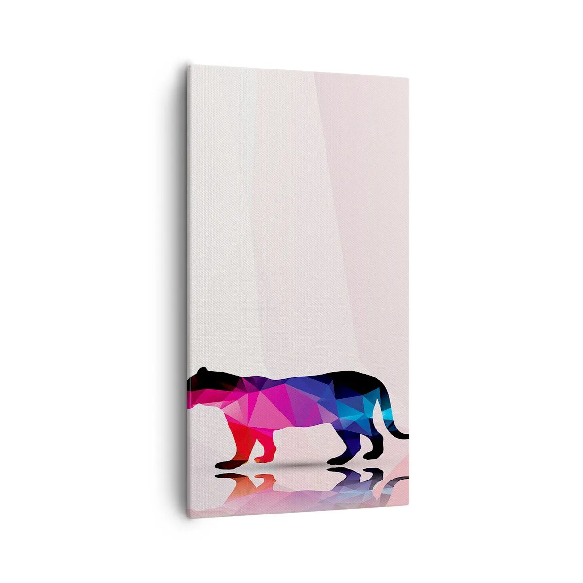 Impression sur toile - Image sur toile - Panthère de diamant - 55x100 cm