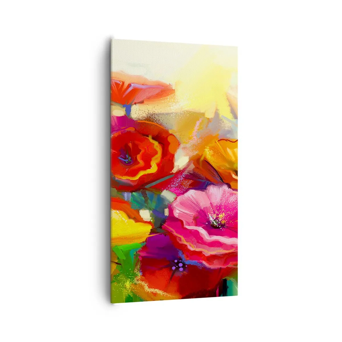 Impression sur toile - Image sur toile - Pas seulement rouge - 65x120 cm