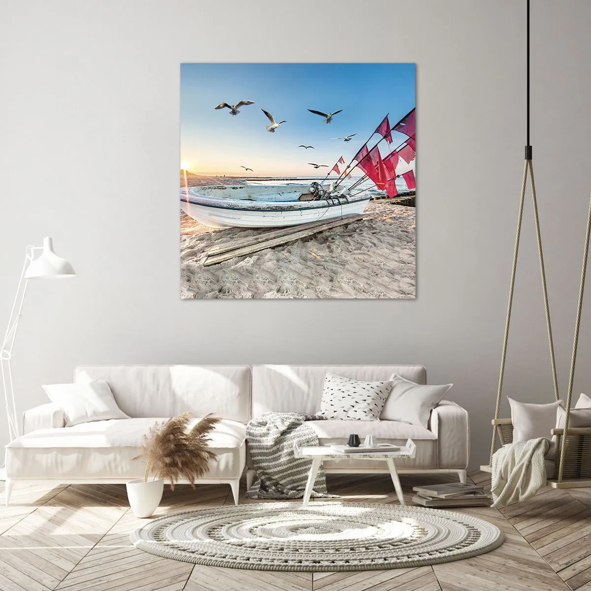 Impression sur toile - Image sur toile - Repos mérité - 40x40 cm