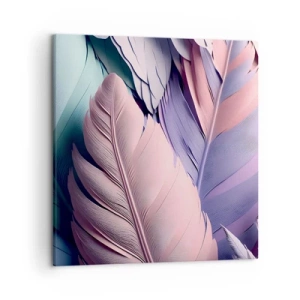 Impression sur toile - Image sur toile - Oiseau chic - 50x50 cm