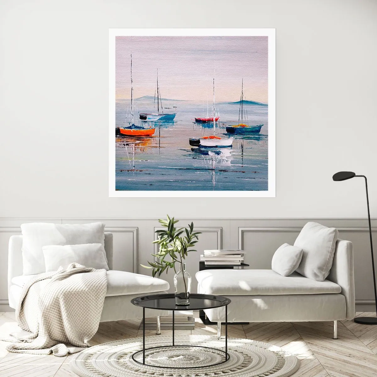 Affiche - Poster - Un repos bien mérité - 30x30 cm