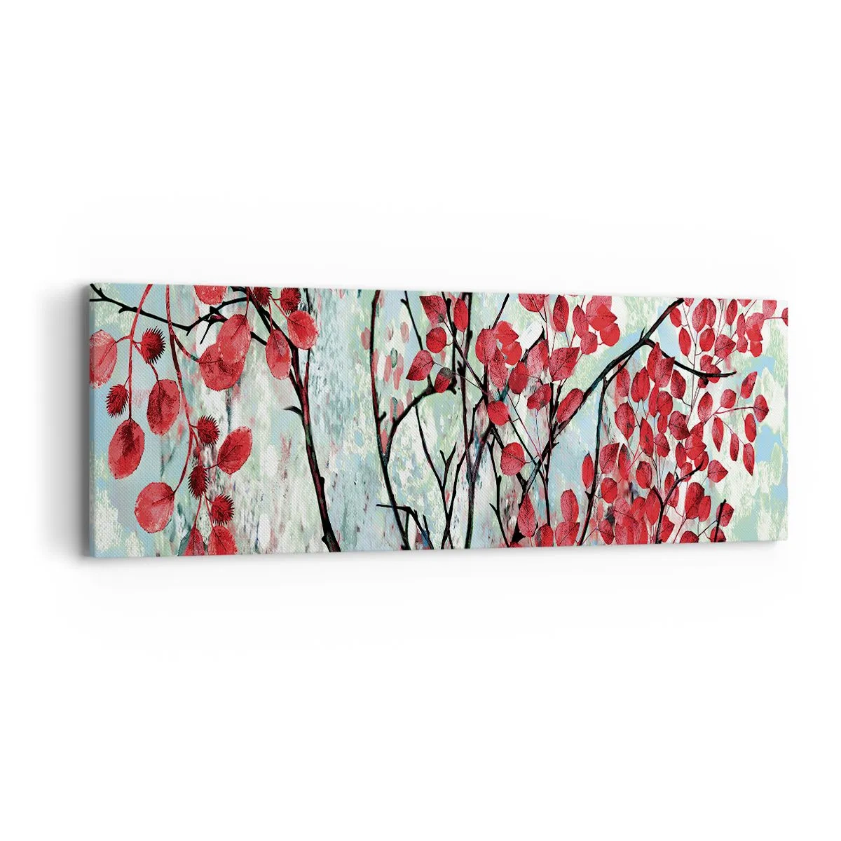 Impression sur toile - Image sur toile - Arbre en écarlate - 90x30 cm