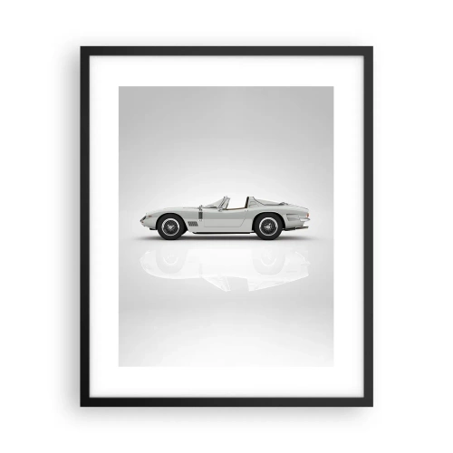 Affiche dans un cadre noir - Poster - Promesse de plaisir - 40x50 cm