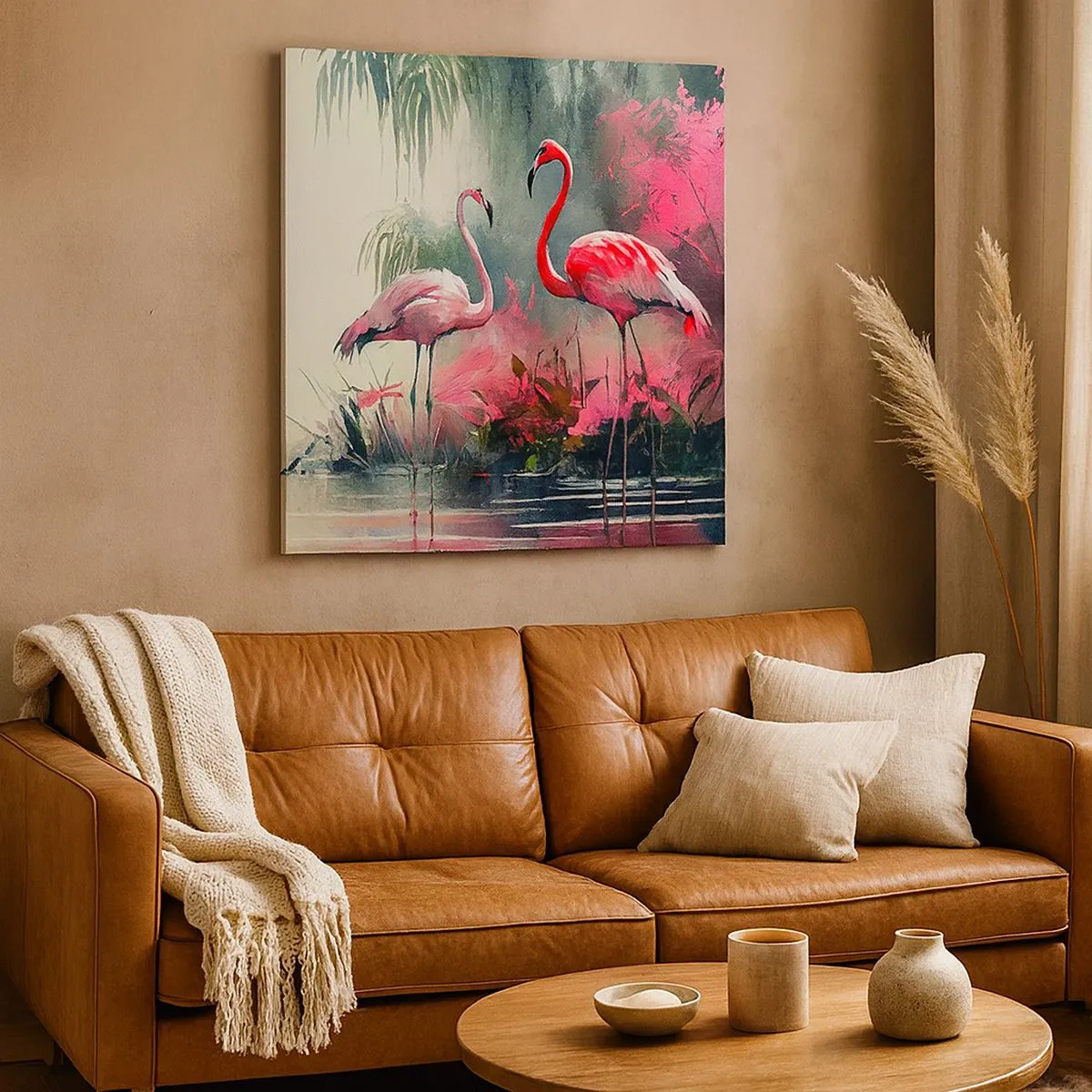 Impression sur toile - Image sur toile - Une leçon de grâce naturelle - 30x30 cm