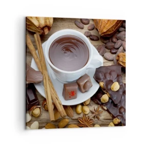 Impression sur toile - Image sur toile - D'une chocolaterie de conte de fées - 50x50 cm