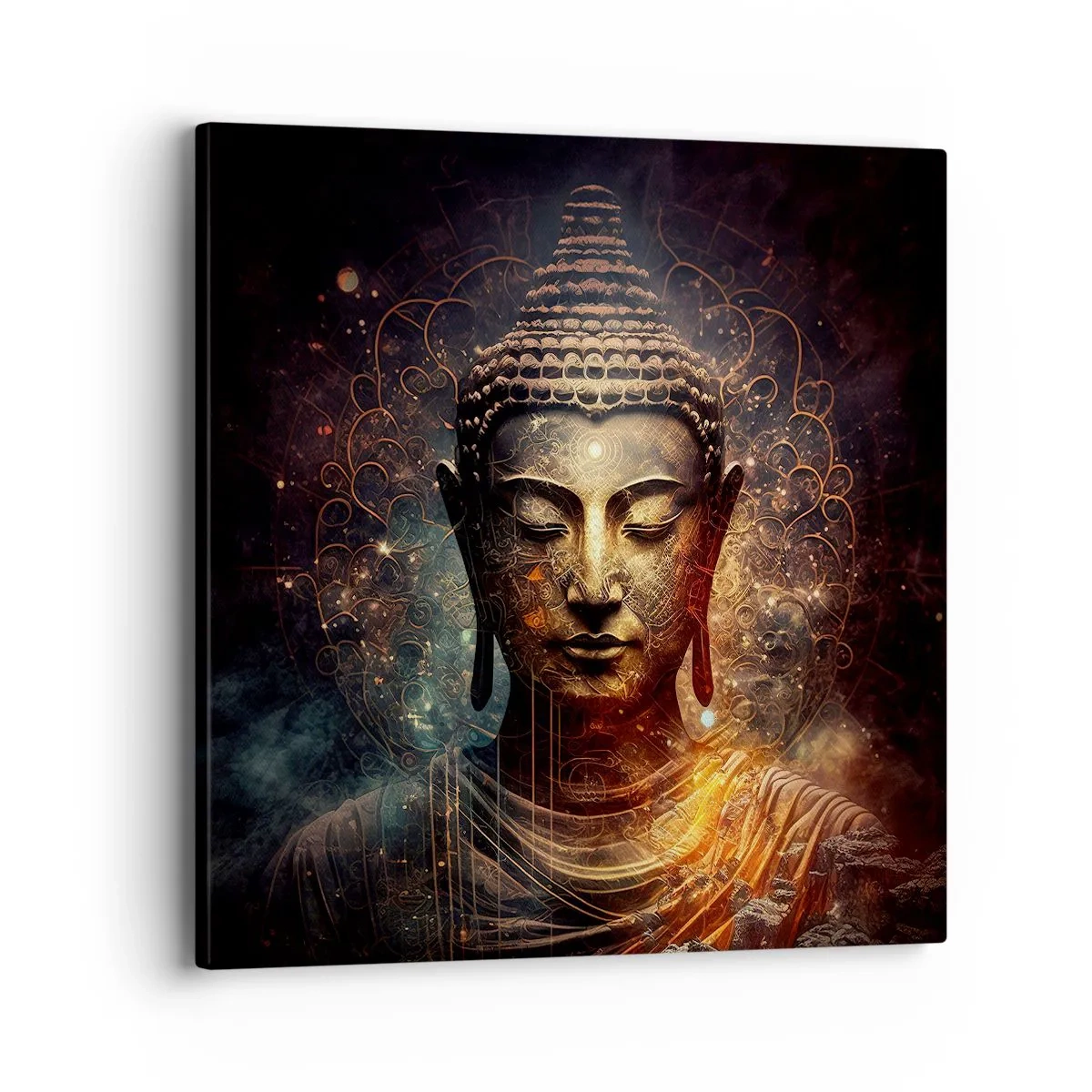 Impression sur toile - Image sur toile - Équilibre spirituel - 40x40 cm