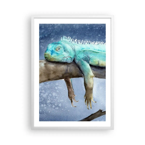 Affiche dans un cadre blanc - Poster - Tout va bien! - 50x70 cm