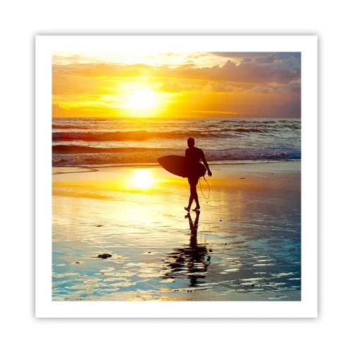 Affiche - Poster - Le retour du guerrier - 60x60 cm