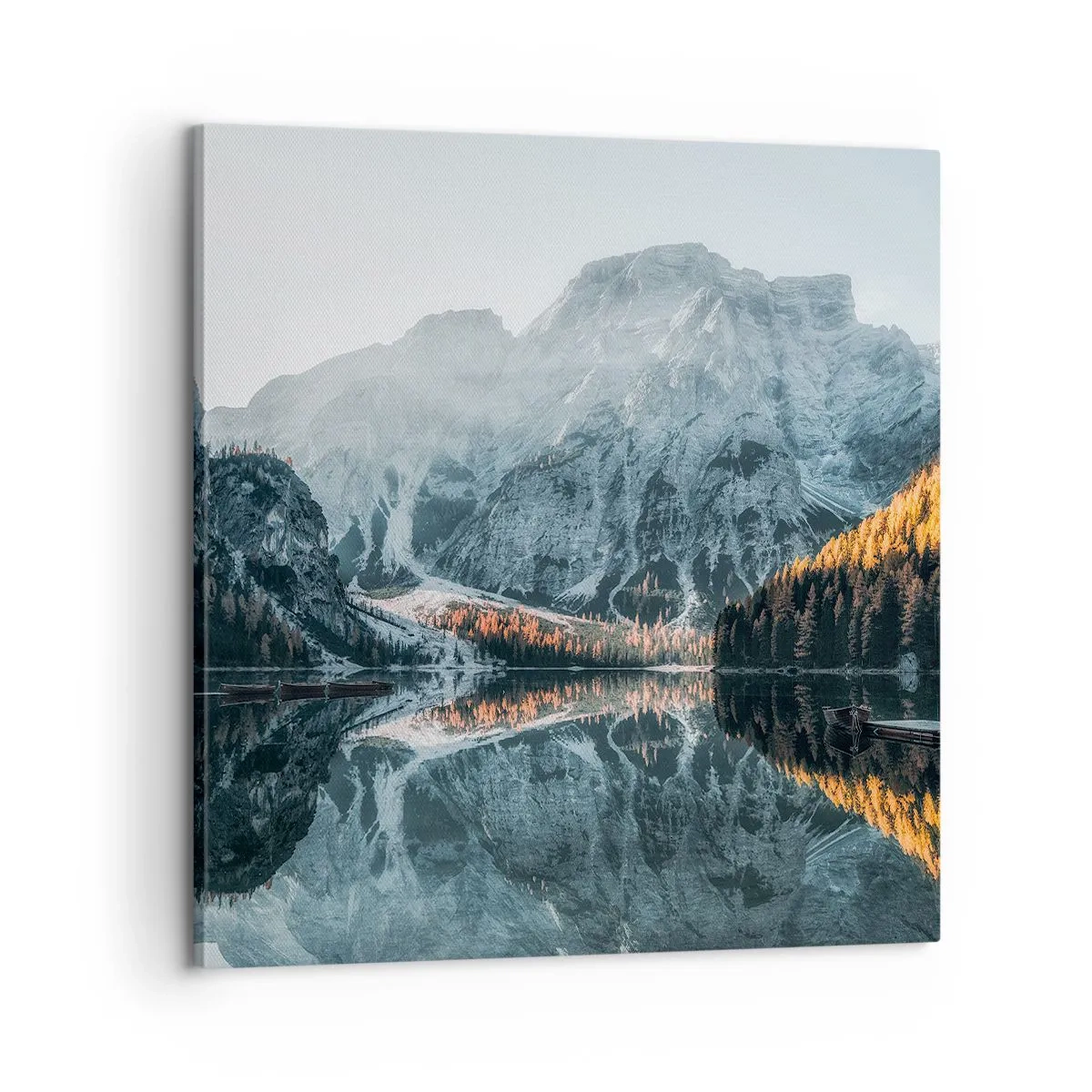 Impression sur toile - Image sur toile - Reflet de paysage - 60x60 cm