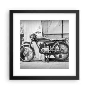 Affiche dans un cadre noir - Poster - Classique au dessus de tout - 30x30 cm