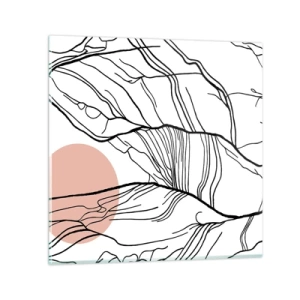 Impression sur verre - Image sur verre - Dans un réseau de brindilles - 50x50 cm