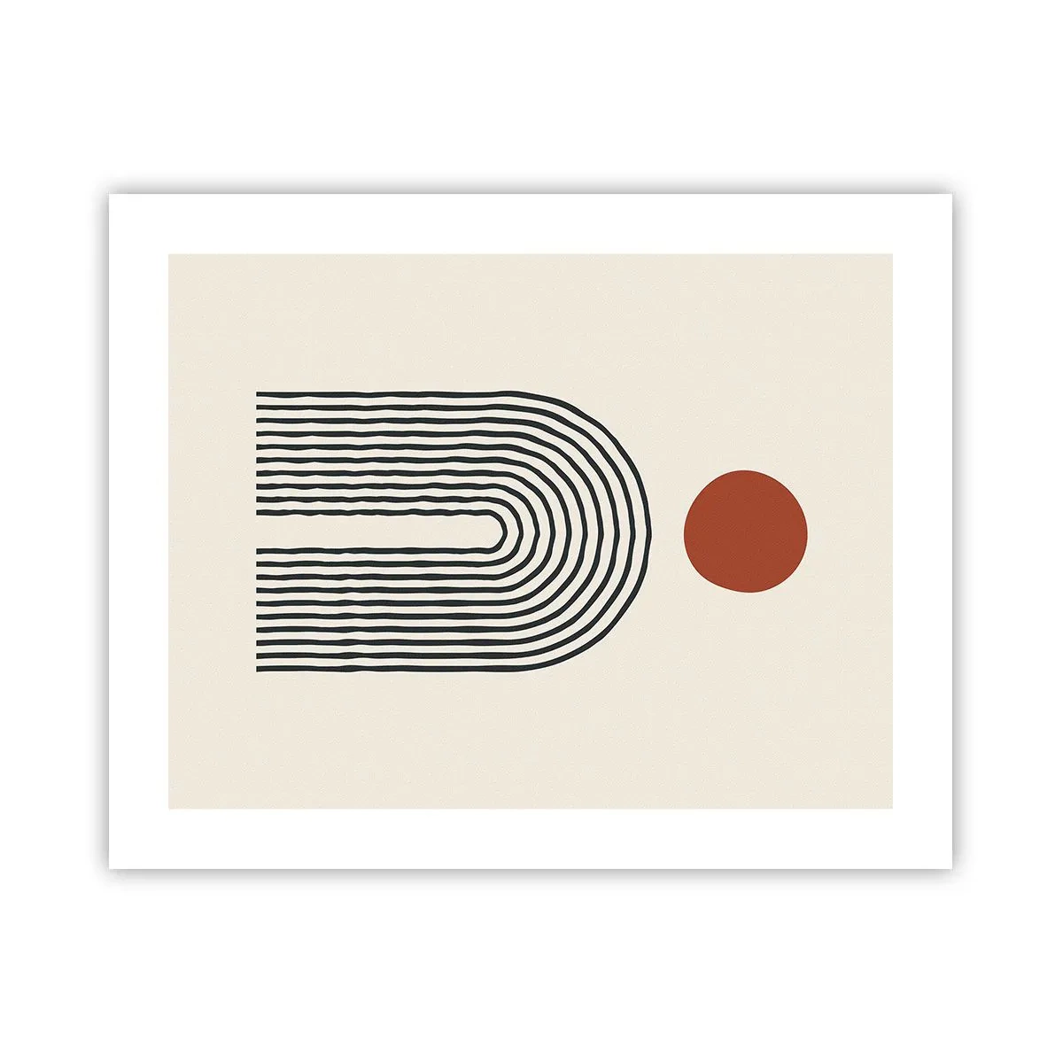 Affiche - Poster - Le magnétisme des formes et des couleurs - 50x40 cm