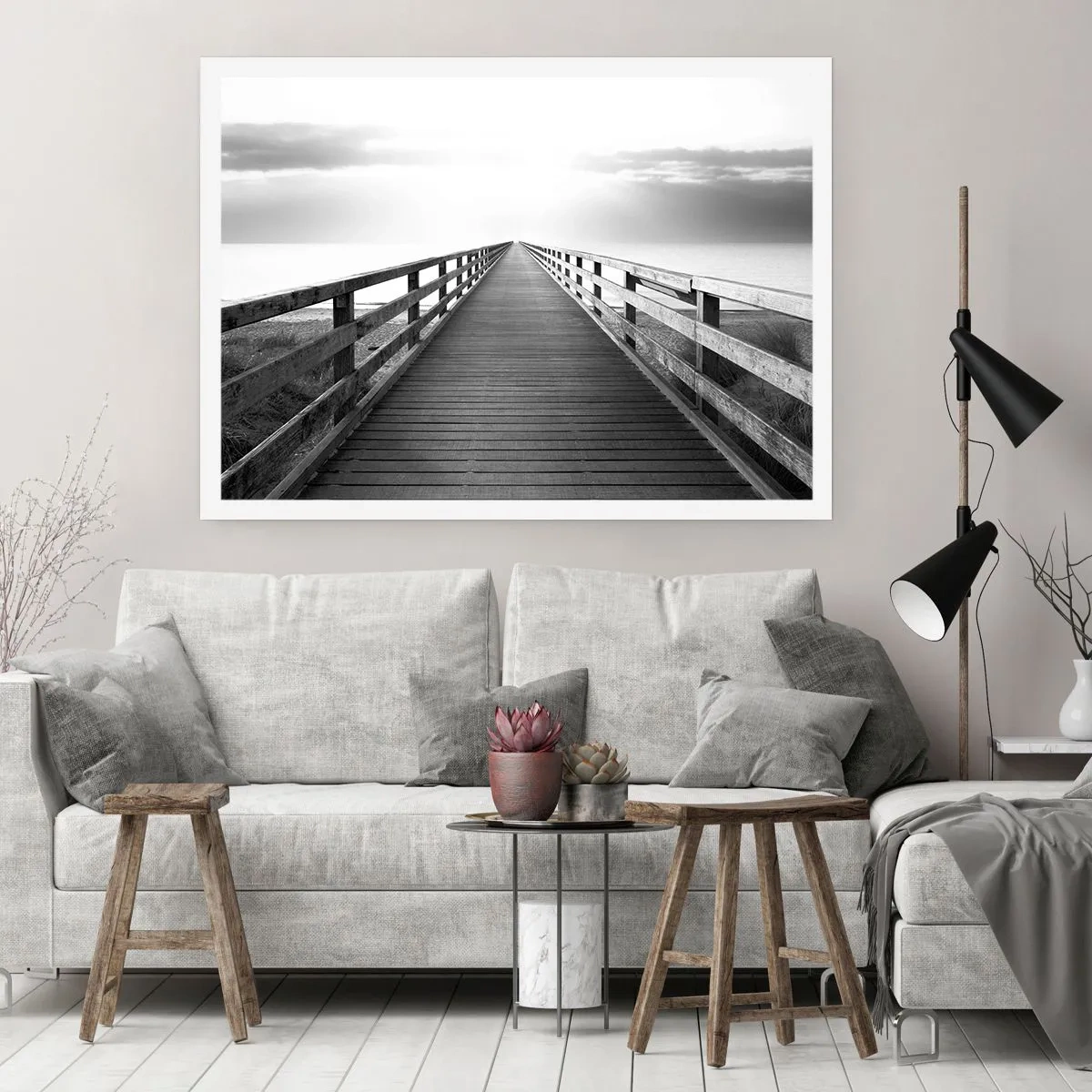 Affiche - Poster - A perte de vue... - 50x40 cm