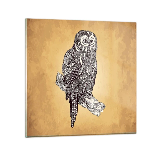Impression sur verre - Image sur verre - Ornements complexes de sagesse - 50x50 cm