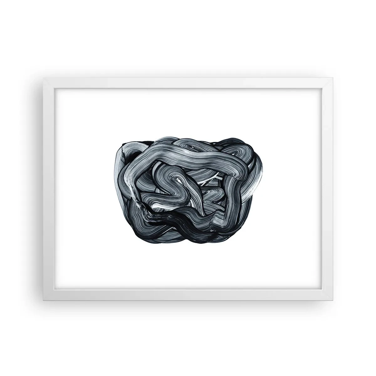 Affiche dans un cadre blanc - Poster - Ce n'est pas si simple - 40x30 cm