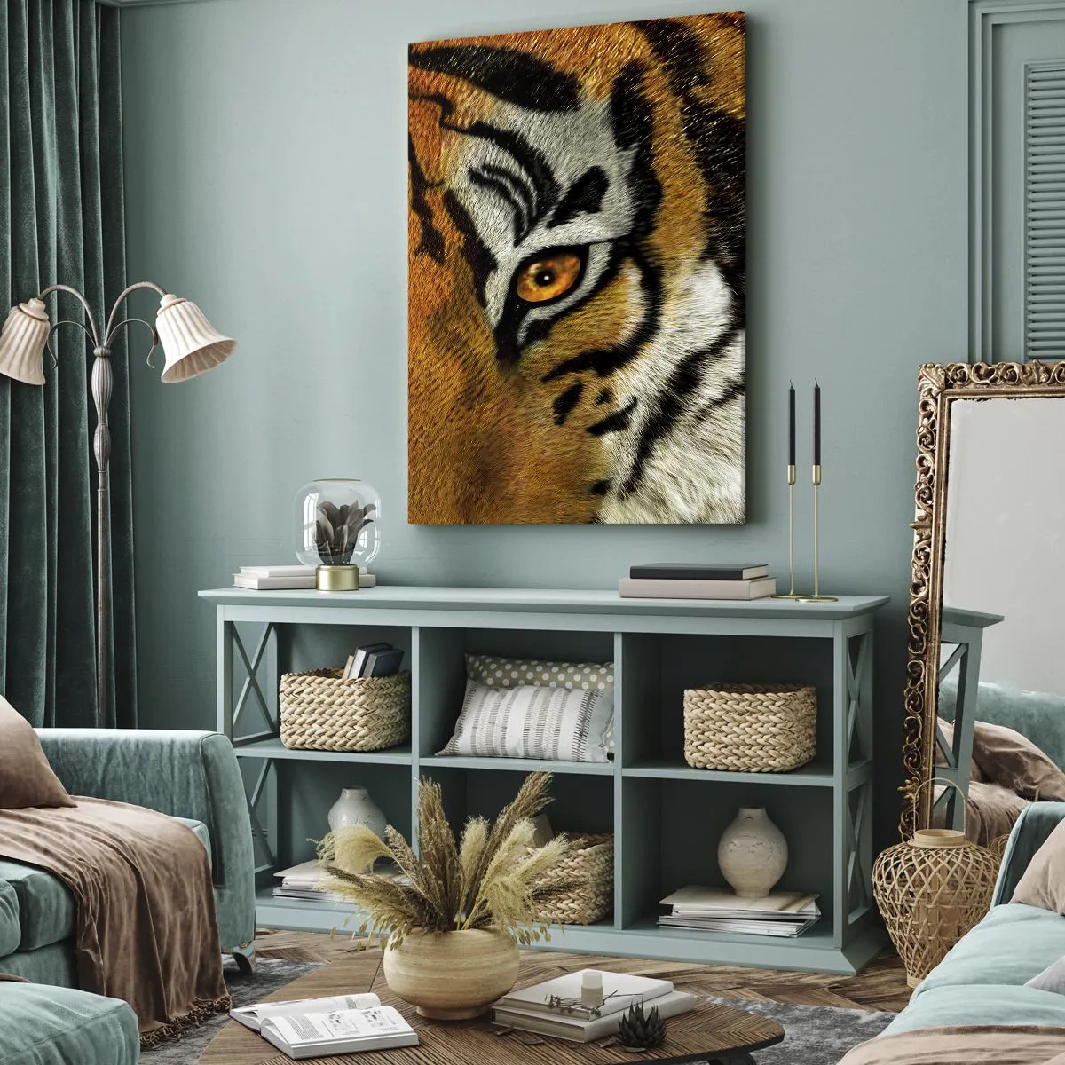 Impression sur toile - Image sur toile - Terrible et beau - 45x80 cm