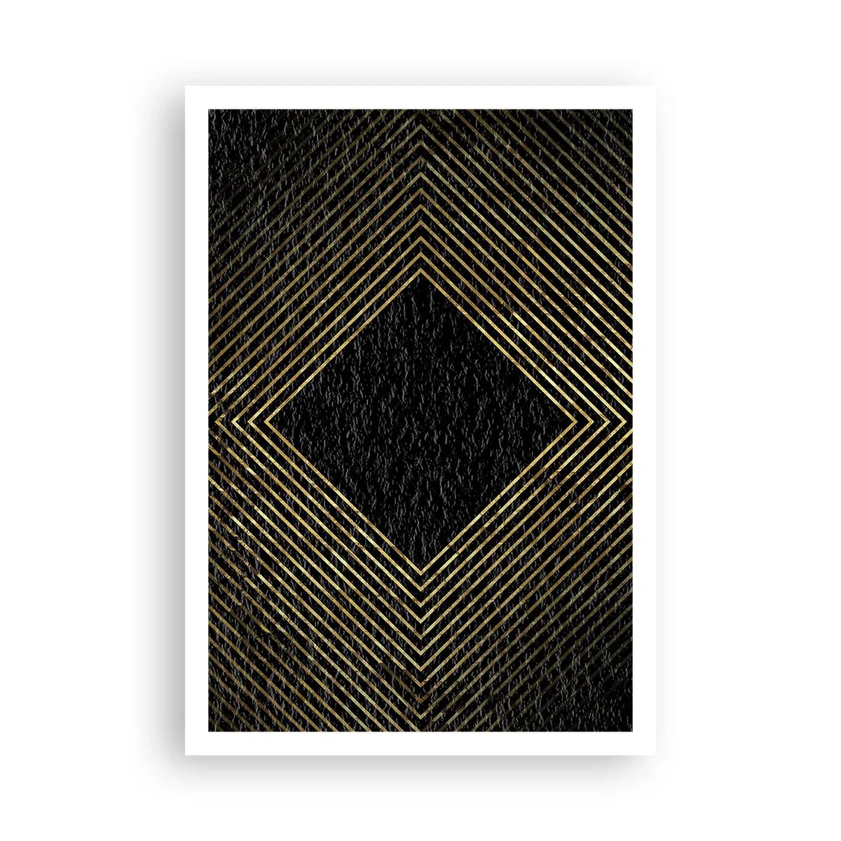 Affiche - Poster - Géométrie dans un style glamour - 70x100 cm