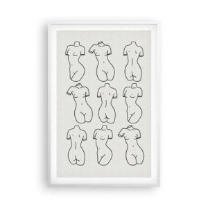 Affiche dans un cadre blanc - Poster - Seulement Vénus - 61x91 cm