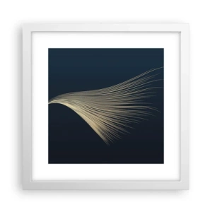 Affiche dans un cadre blanc - Poster - Comme les cheveux d'un ange - 30x30 cm