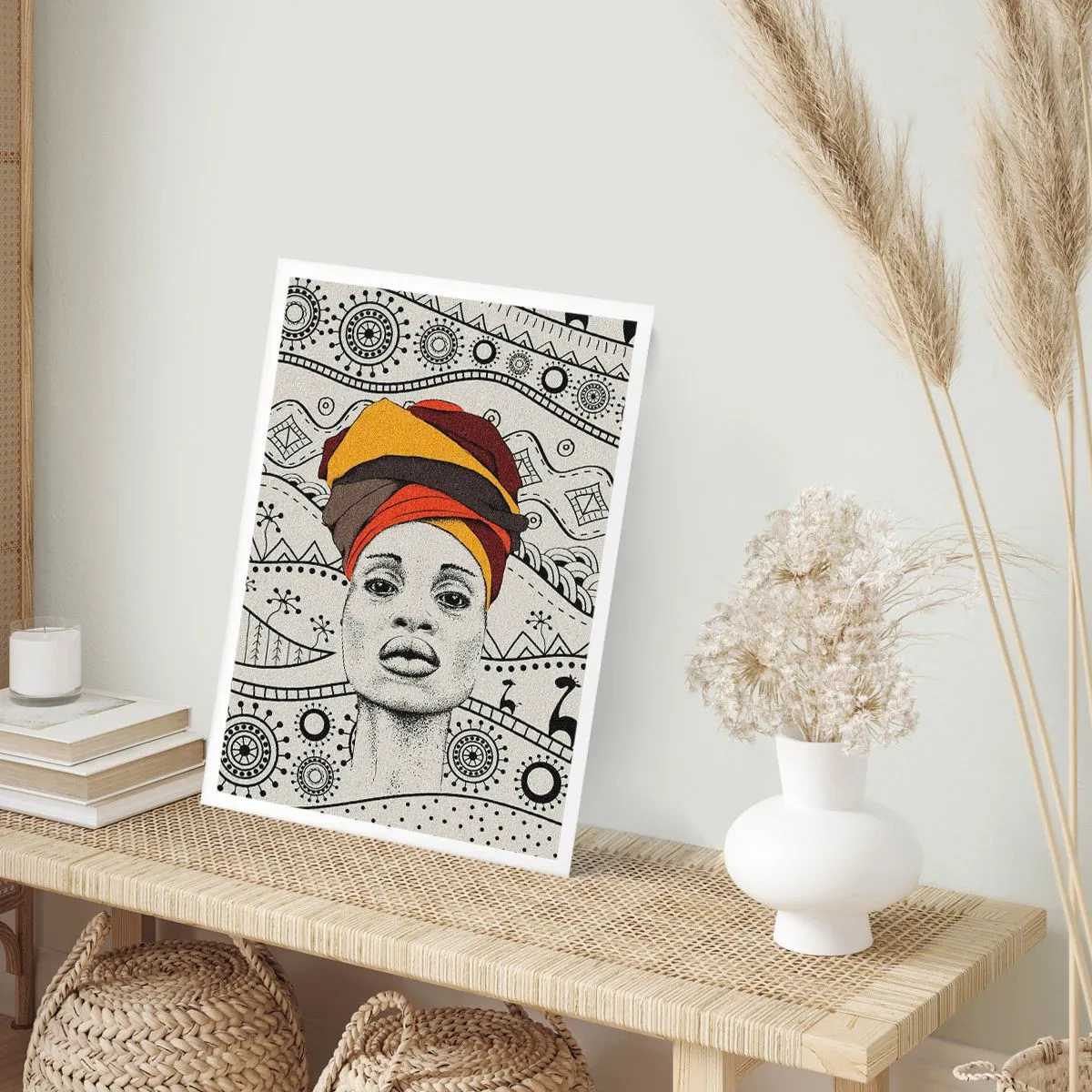 Affiche - Poster - Portrait Africain - 30x40 cm