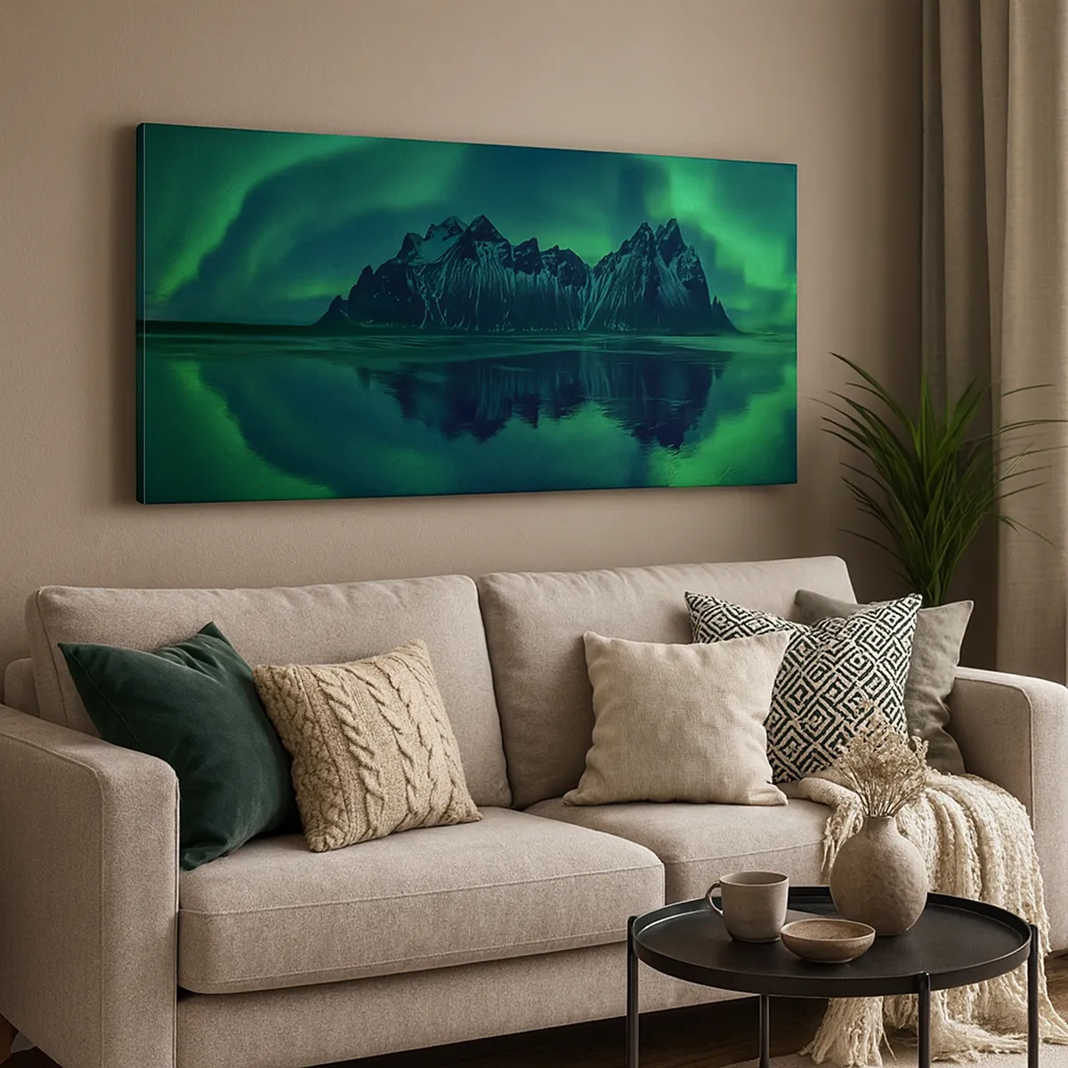 Impression sur toile - Image sur toile - Dans les bras de l'aurore - 30x30 cm