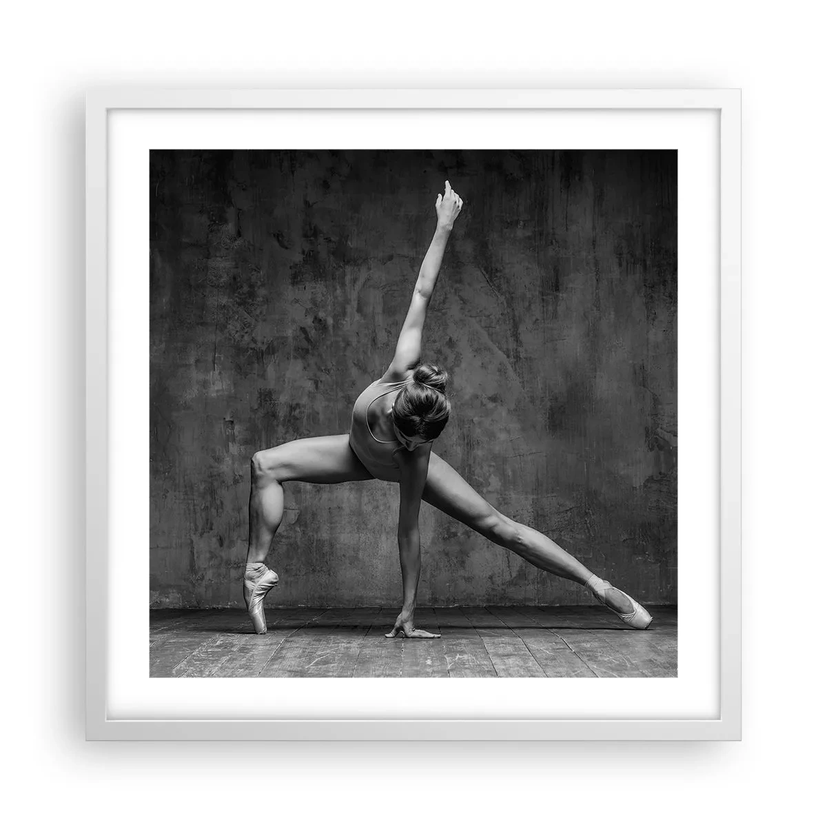 Affiche dans un cadre blanc - Poster - Balance idéale - 50x50 cm