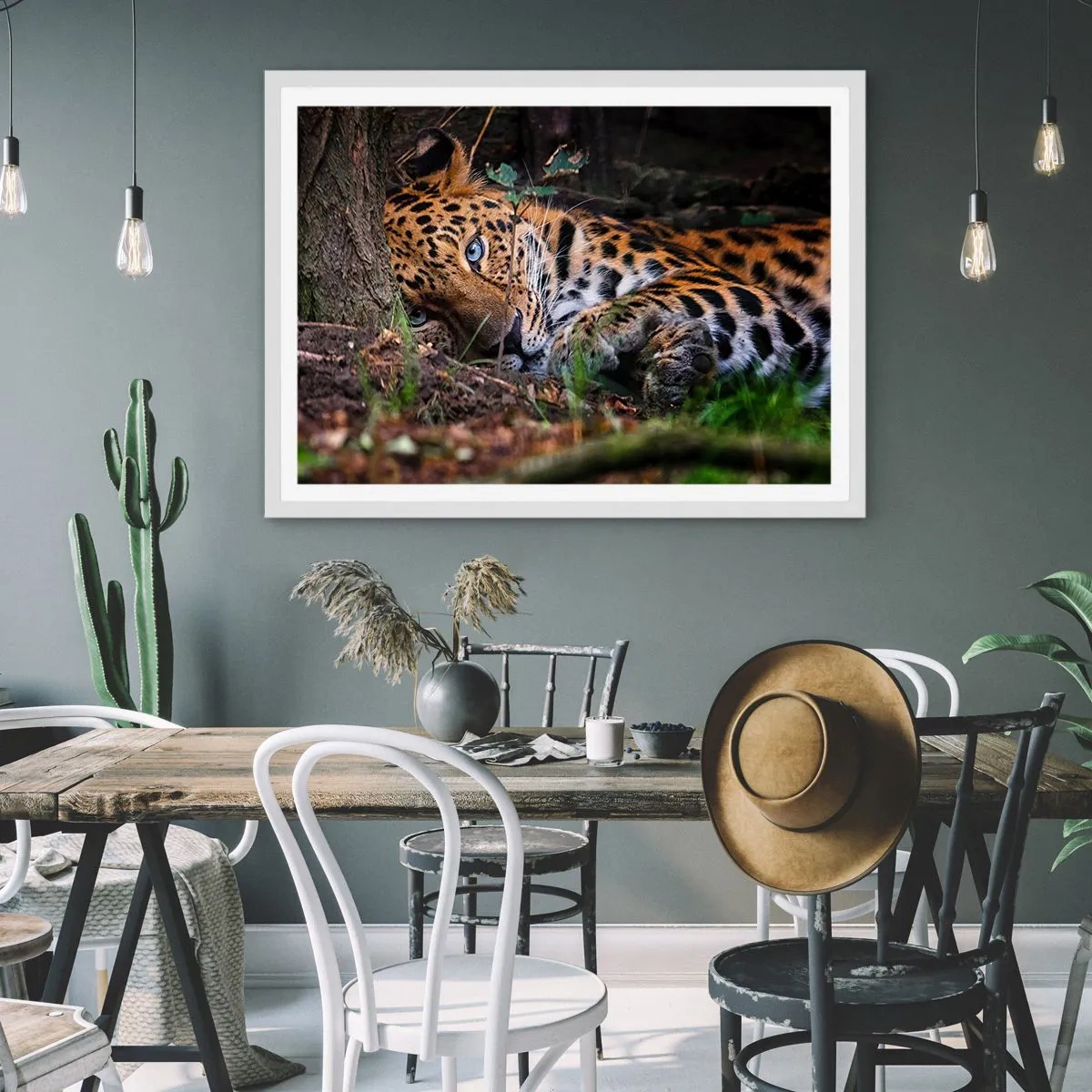 Affiche dans un cadre blanc - Poster - Fais-moi confiance - 50x40 cm