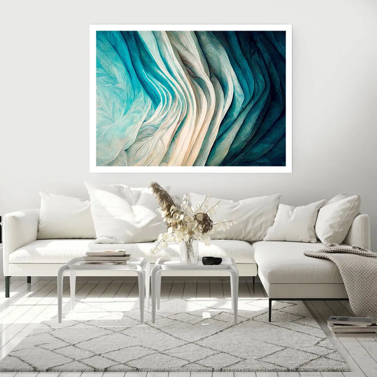 Affiche - Poster - Insatiabilité bleue - 70x50 cm