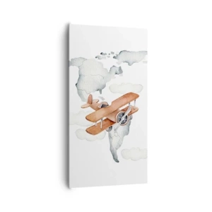 Impression sur toile - Image sur toile - Dans un esprit pionnier - 65x120 cm