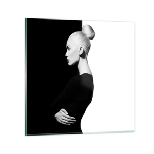 Impression sur verre - Image sur verre - Tout simplement une femme - 30x30 cm