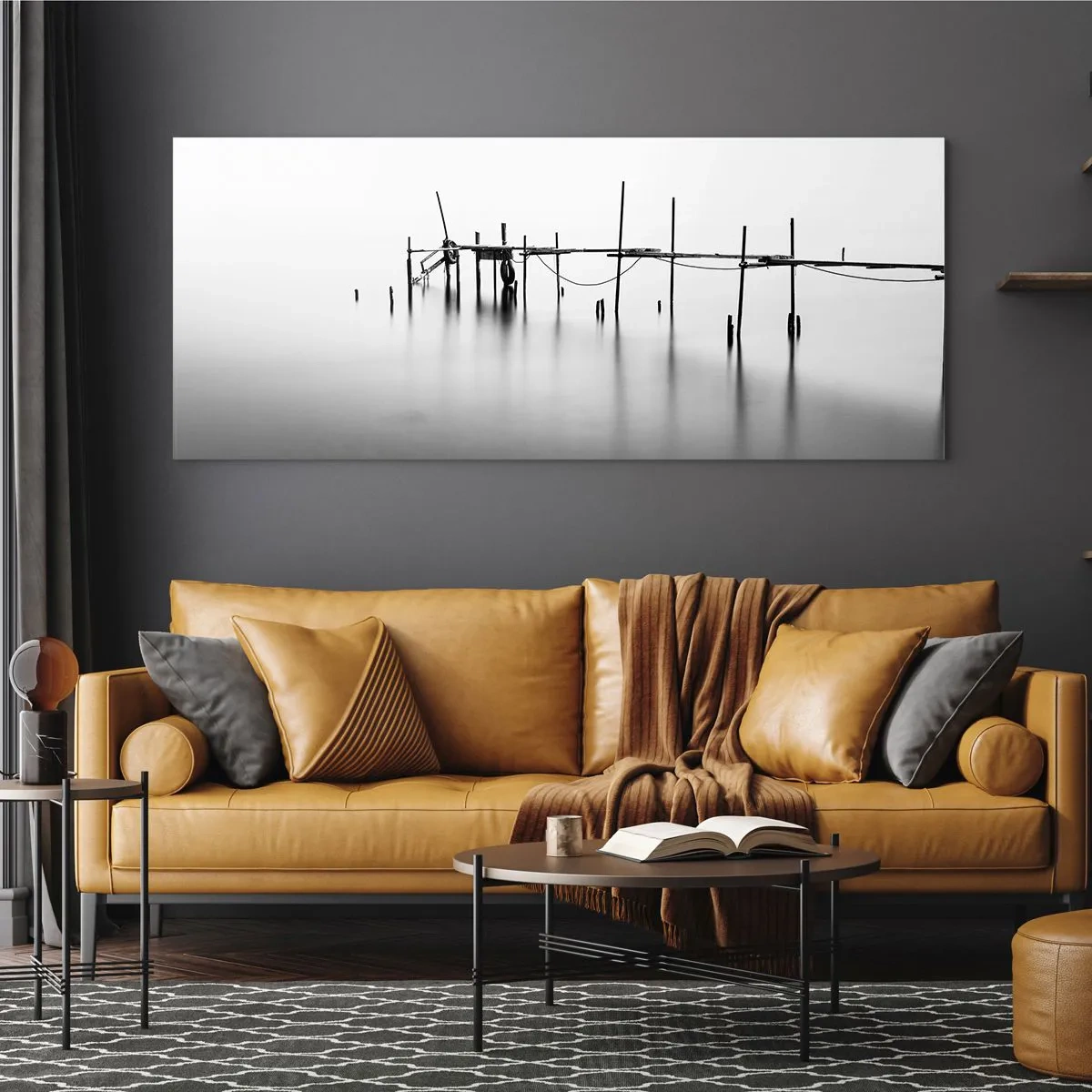 Impression sur verre - Image sur verre - Et s'il n'y avait pas de monde ? - 100x40 cm