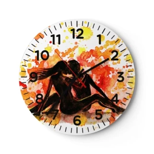 Horloge murale - Pendule murale - Et la lumière fut - 30x30 cm