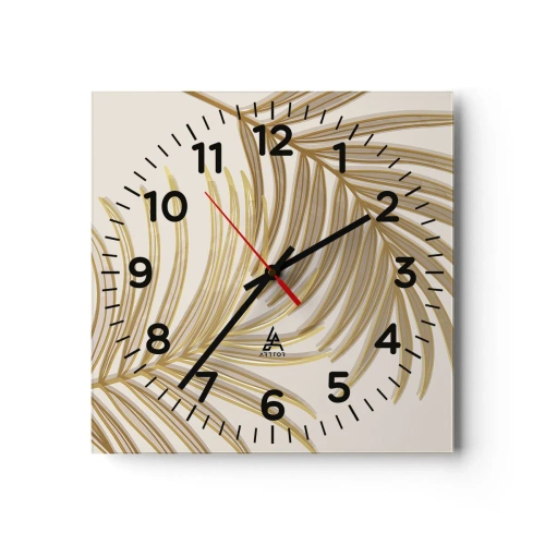 Horloge murale - Pendule murale - Palme d'or! - 40x40 cm