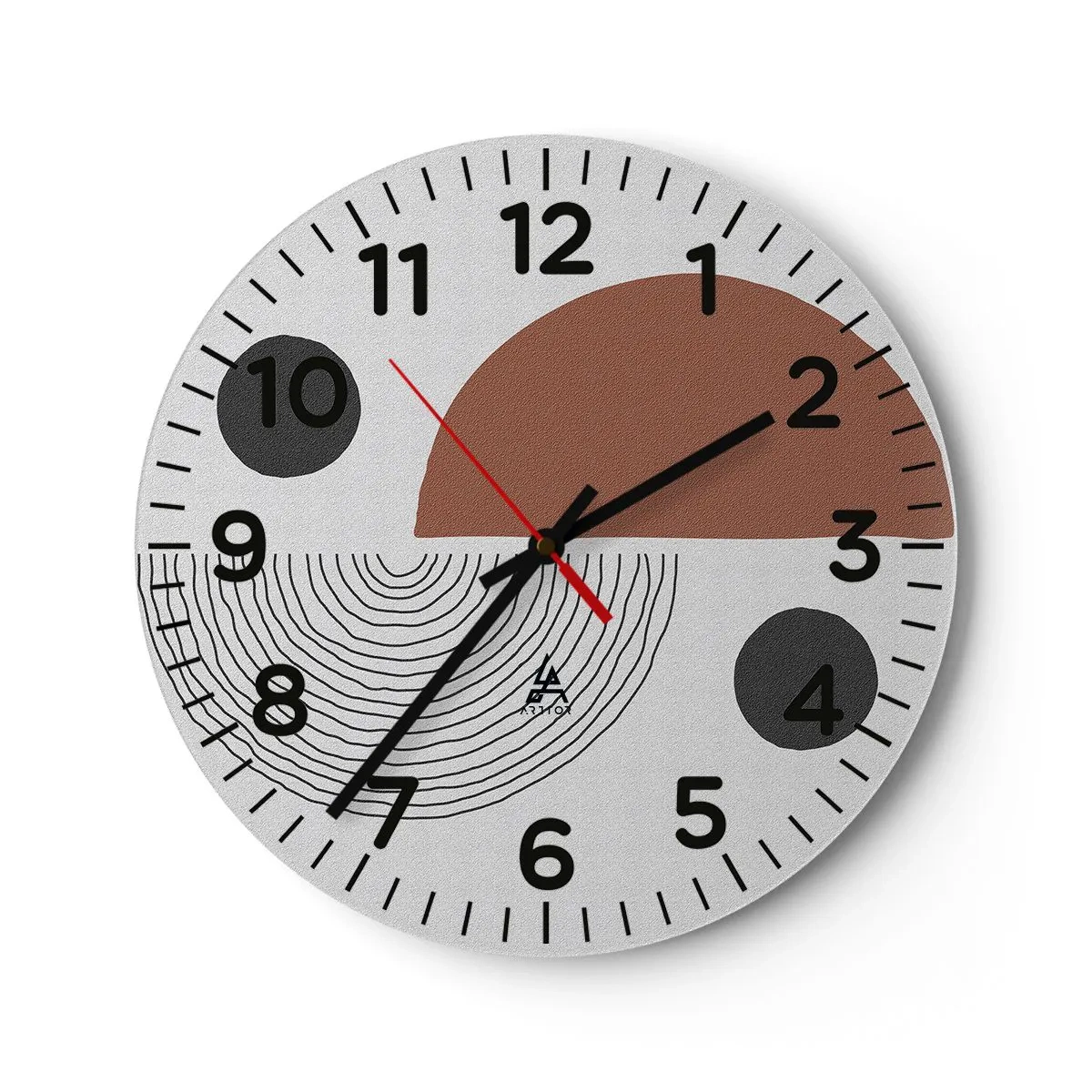 Horloge murale - Pendule murale - Perfection de la roue - 30x30 cm
